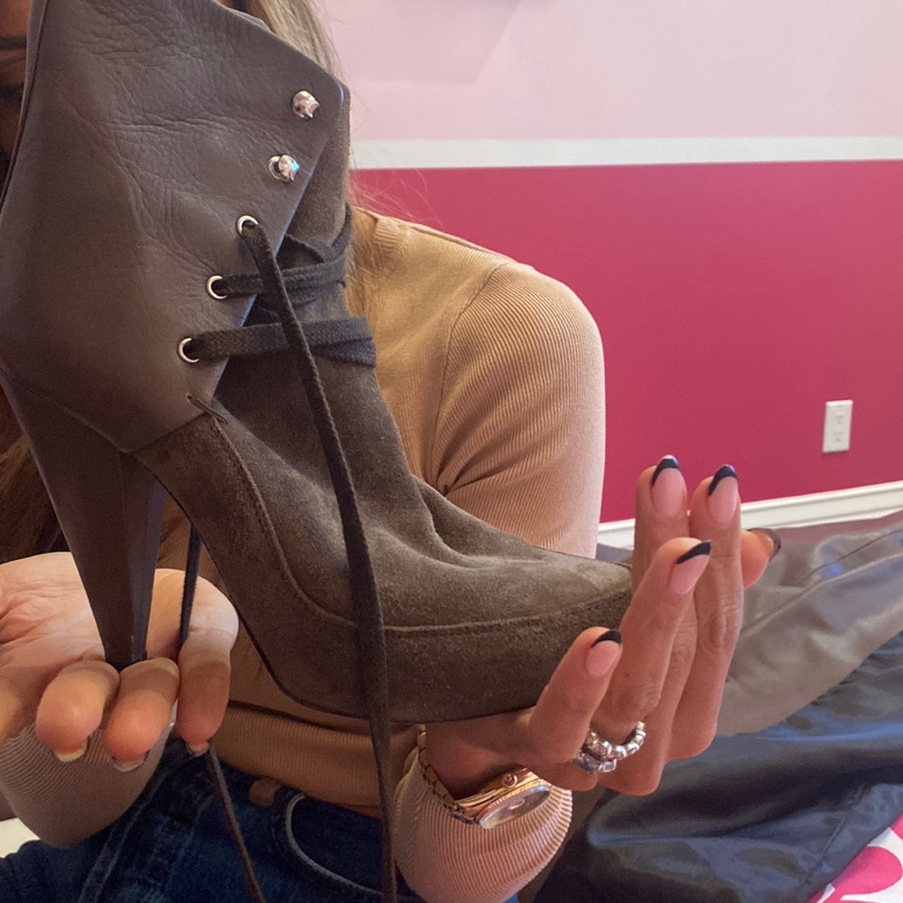 Iro lace up boots.